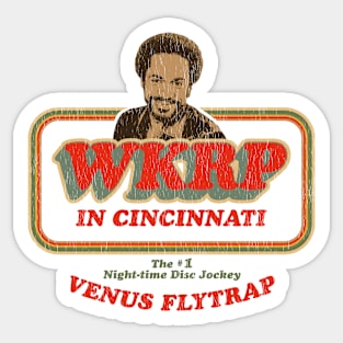Venus Flytrap WKRP in Cincinnati Lts Worn Sticker